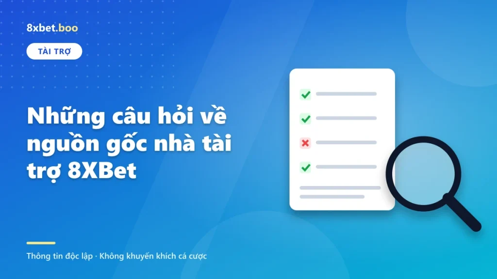 Minh họa tài liệu hợp đồng tài trợ đặt cạnh kính lúp