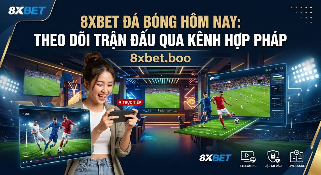 Minh họa quả bóng đá trên mặt sân cỏ trước khung thành với tiêu đề “Nguồn xem lịch thi đấu và tỷ số đáng tin cậy