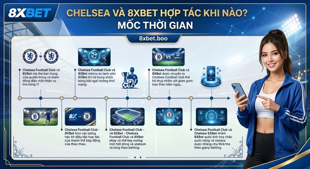 Thời điểm Chelsea và 8XBet công bố hợp tác