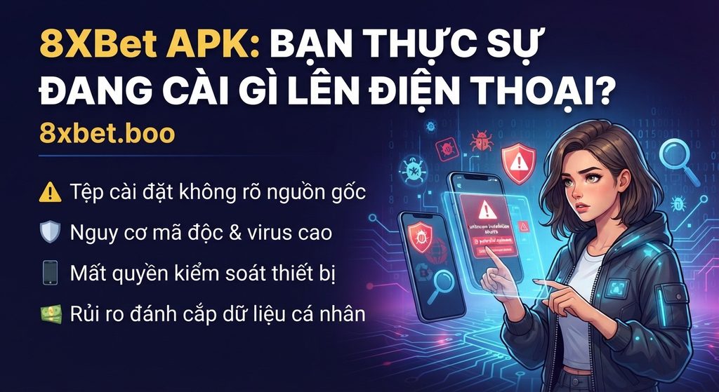 Biểu tượng tệp APK bên cạnh logo kho ứng dụng bị gạch chéo