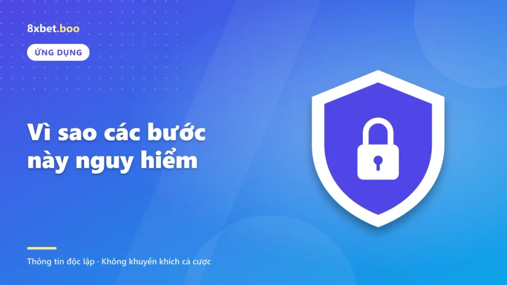 Biểu tượng khiên bảo mật bị nứt trên nền hệ điều hành