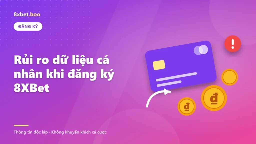 Minh họa căn cước công dân và thẻ ngân hàng kèm biểu tượng cảnh báo rò rỉ dữ liệu