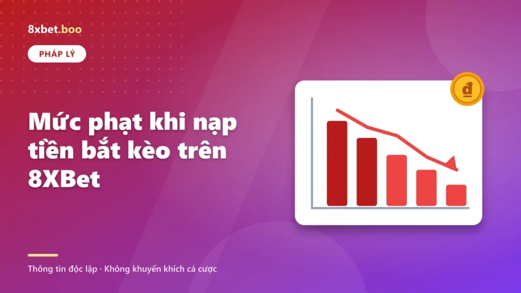 Mức phạt khi nạp tiền bắt kèo trên 8XBet
